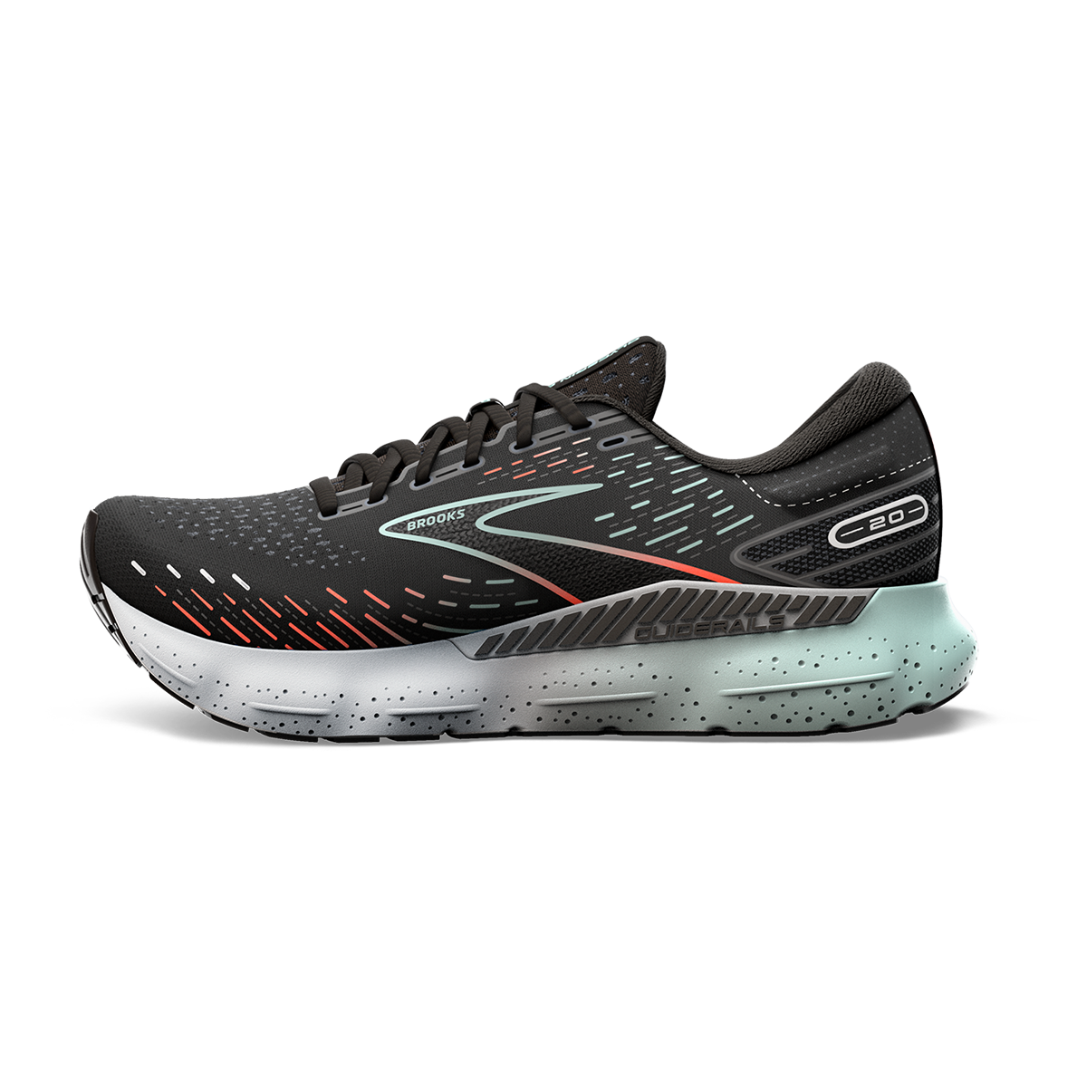 Brooks Glycerin GTS 20 - Black - Red - Opal