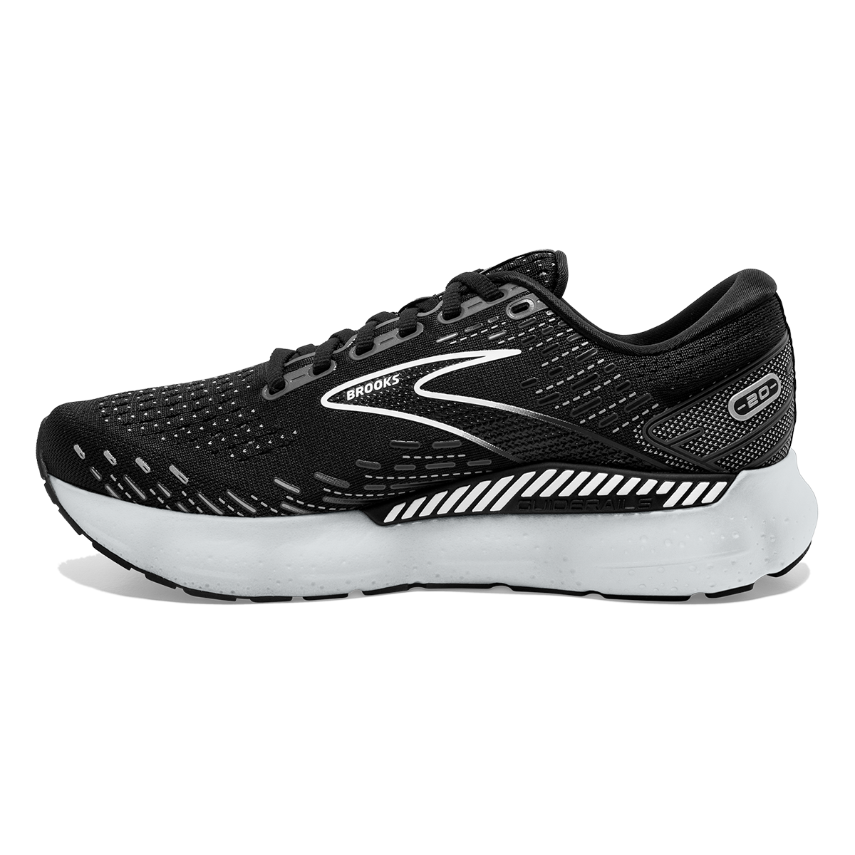 Brooks Glycerin GTS 20 - Black - White - Alloy