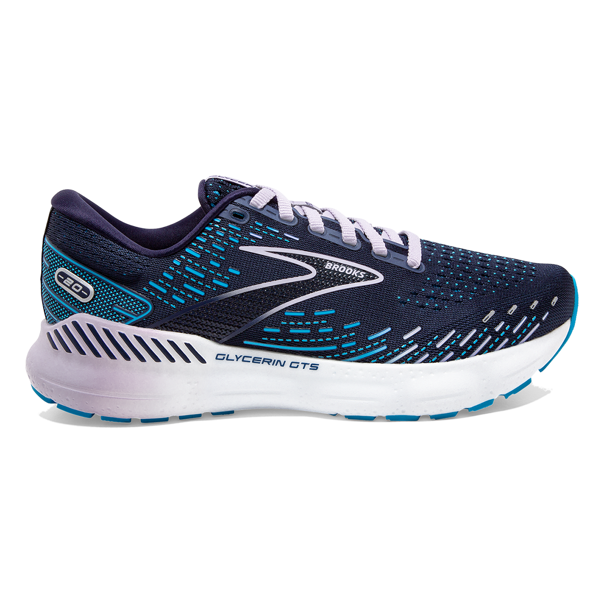 Brooks Glycerin GTS 20 - Peacoat - Ocean - Pastel Lilac