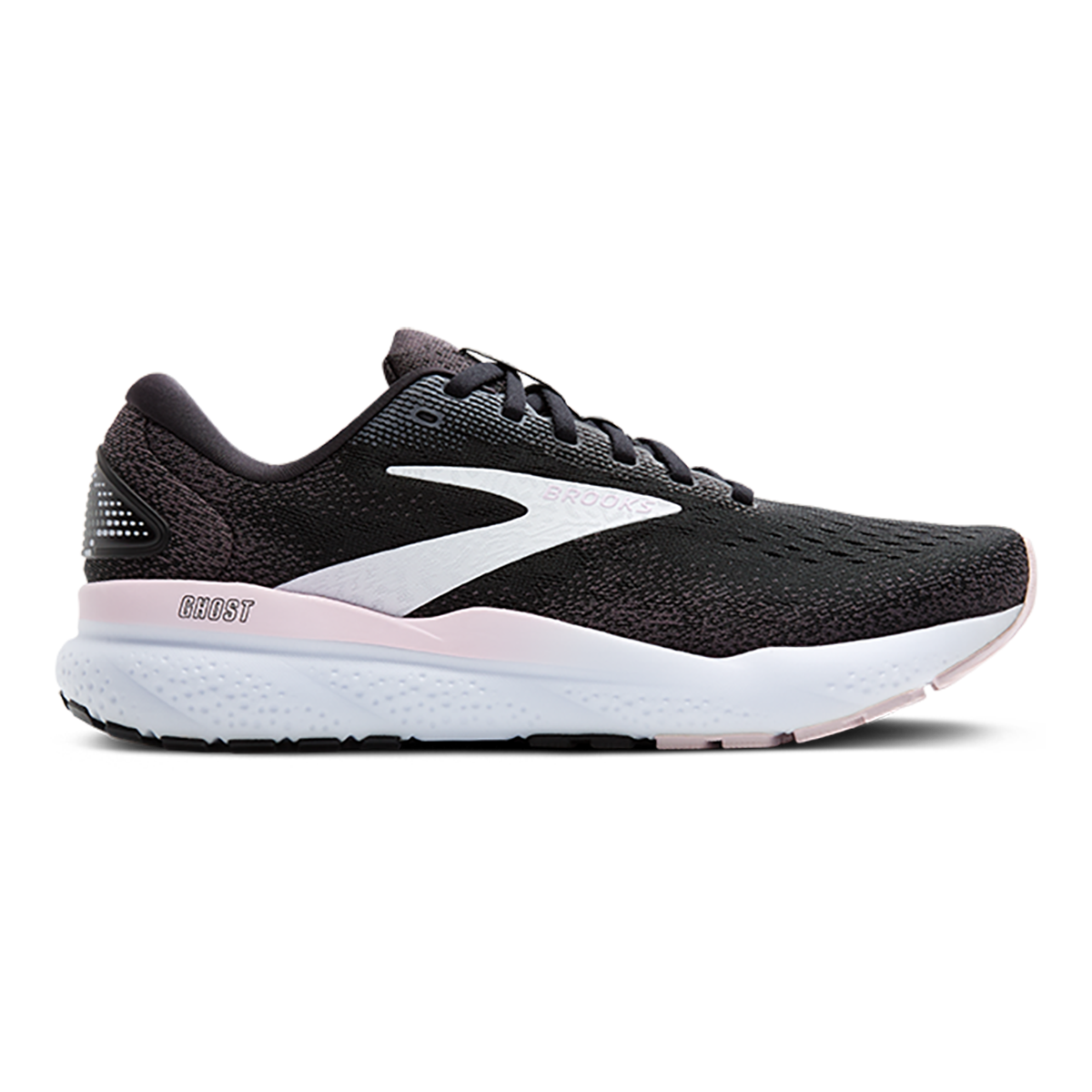 Brooks Ghost 16 - Black - White - Orchid Ice