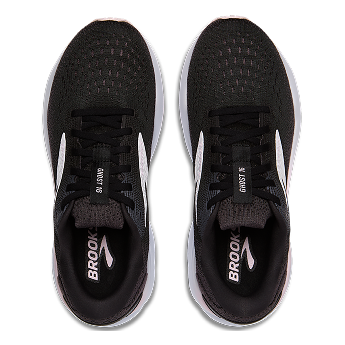 Brooks Ghost 16 - Black - White - Orchid Ice