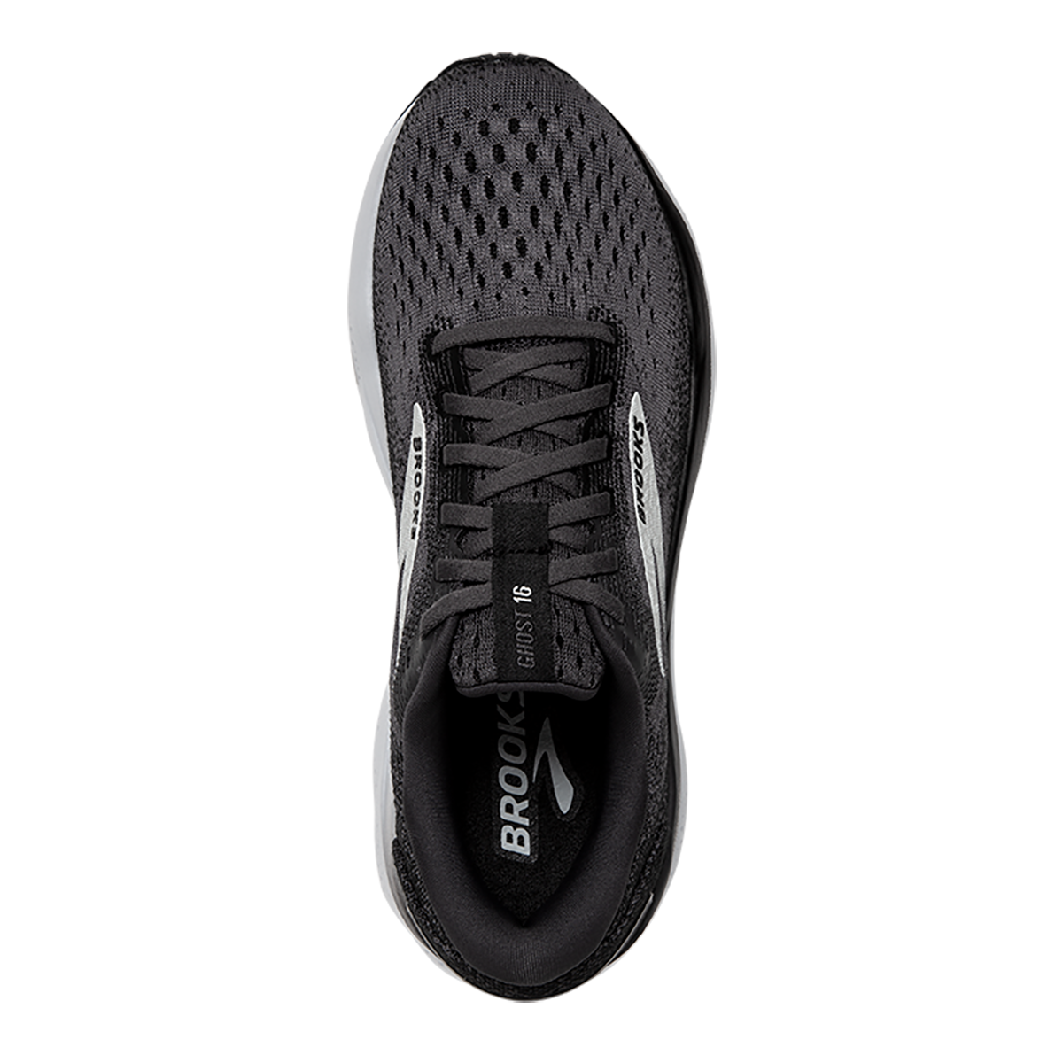 Brooks Ghost 16 - Black - Grey - White