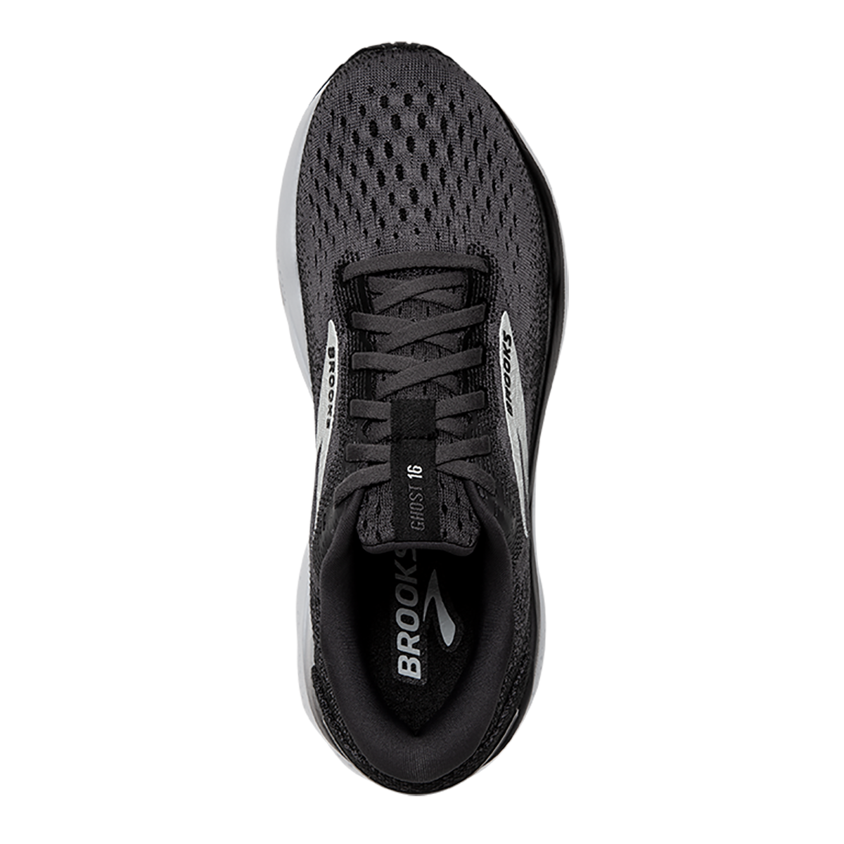 Brooks Ghost 16 - Black - Grey - White