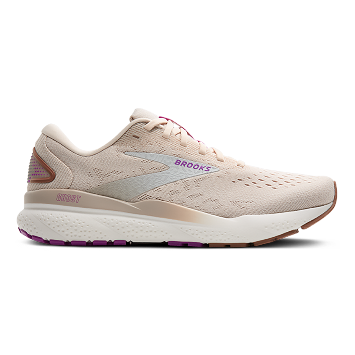 Brooks Ghost 16 - Almond Peach - Coconut - Purple