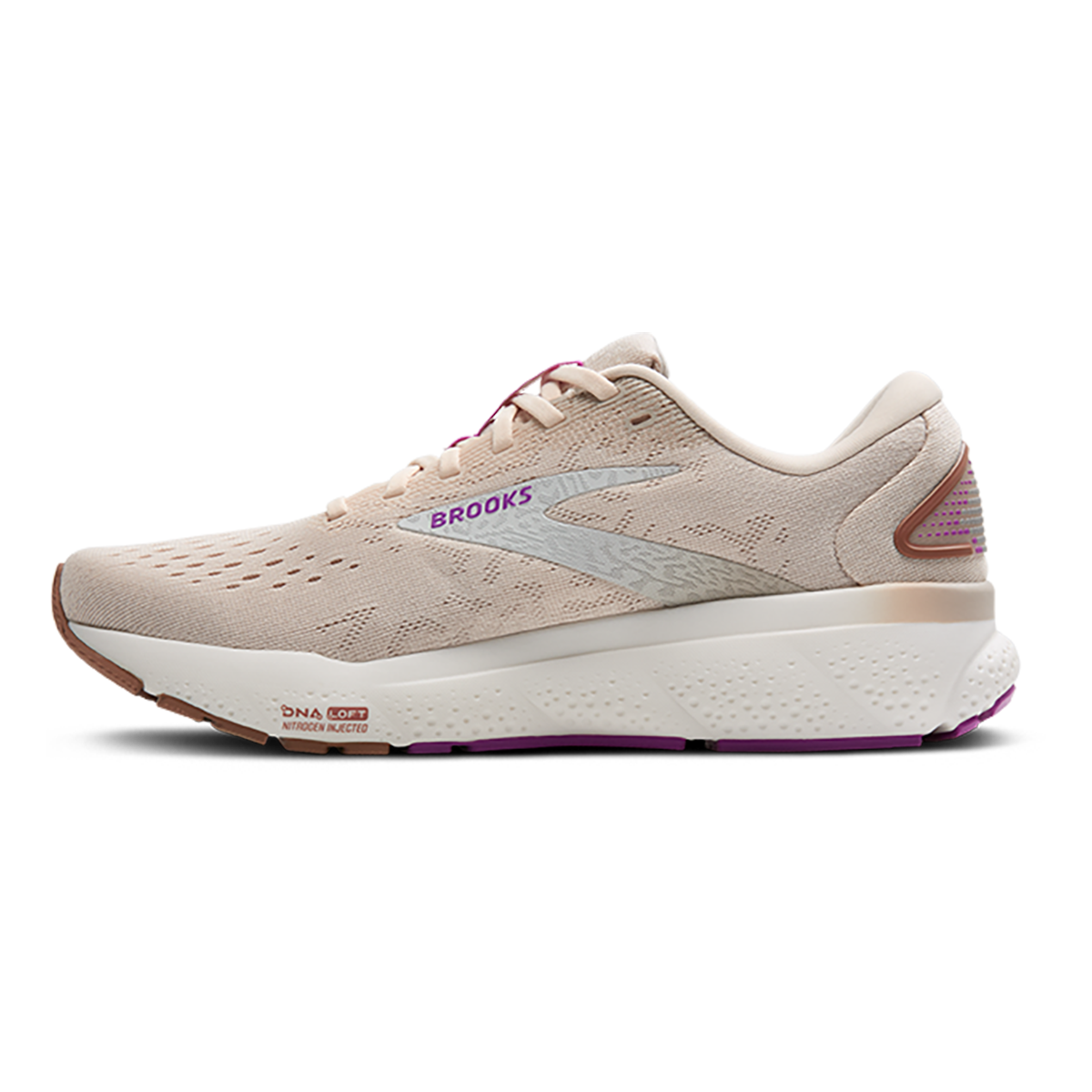 Brooks Ghost 16 - Almond Peach - Coconut - Purple