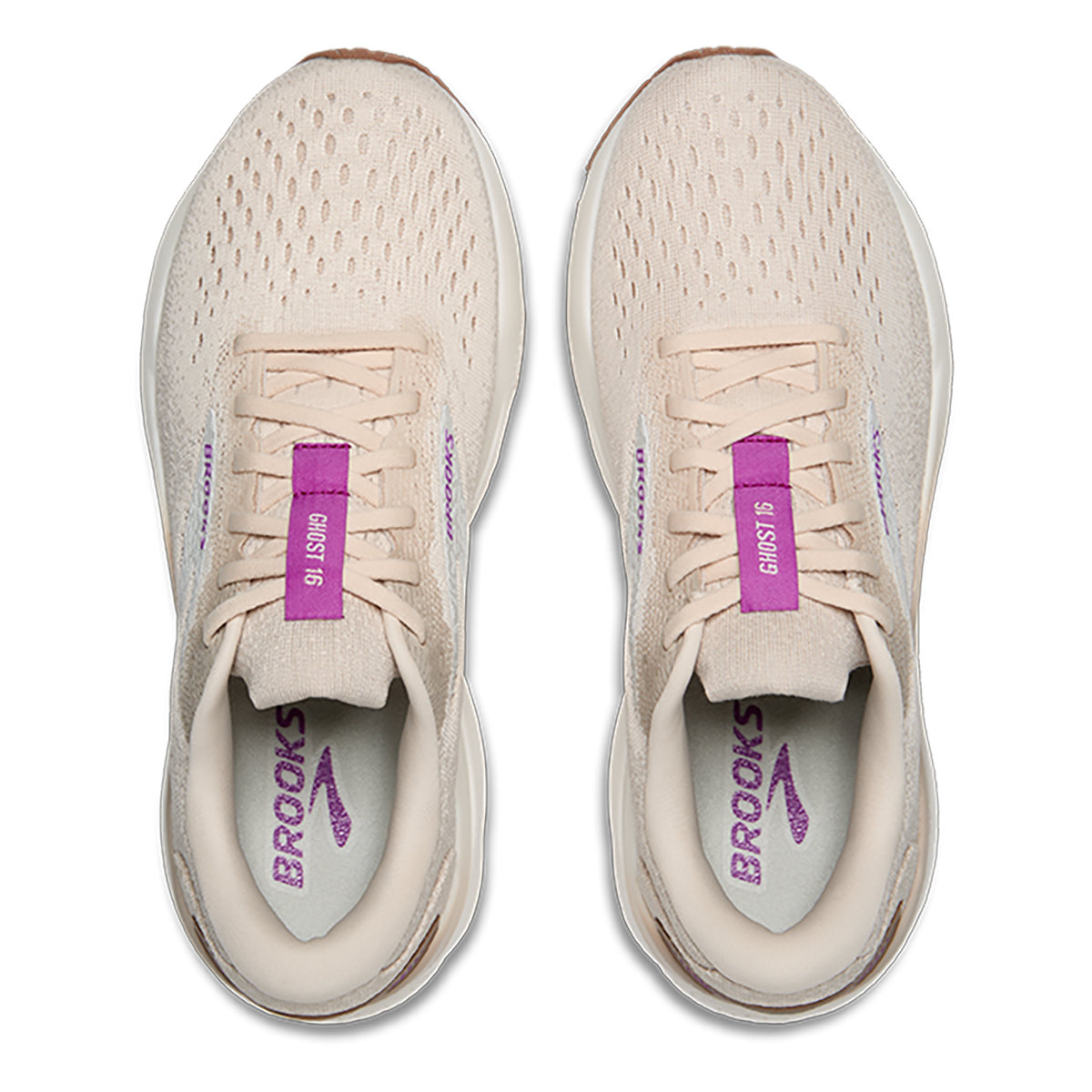 Brooks Ghost 16 - Almond Peach - Coconut - Purple