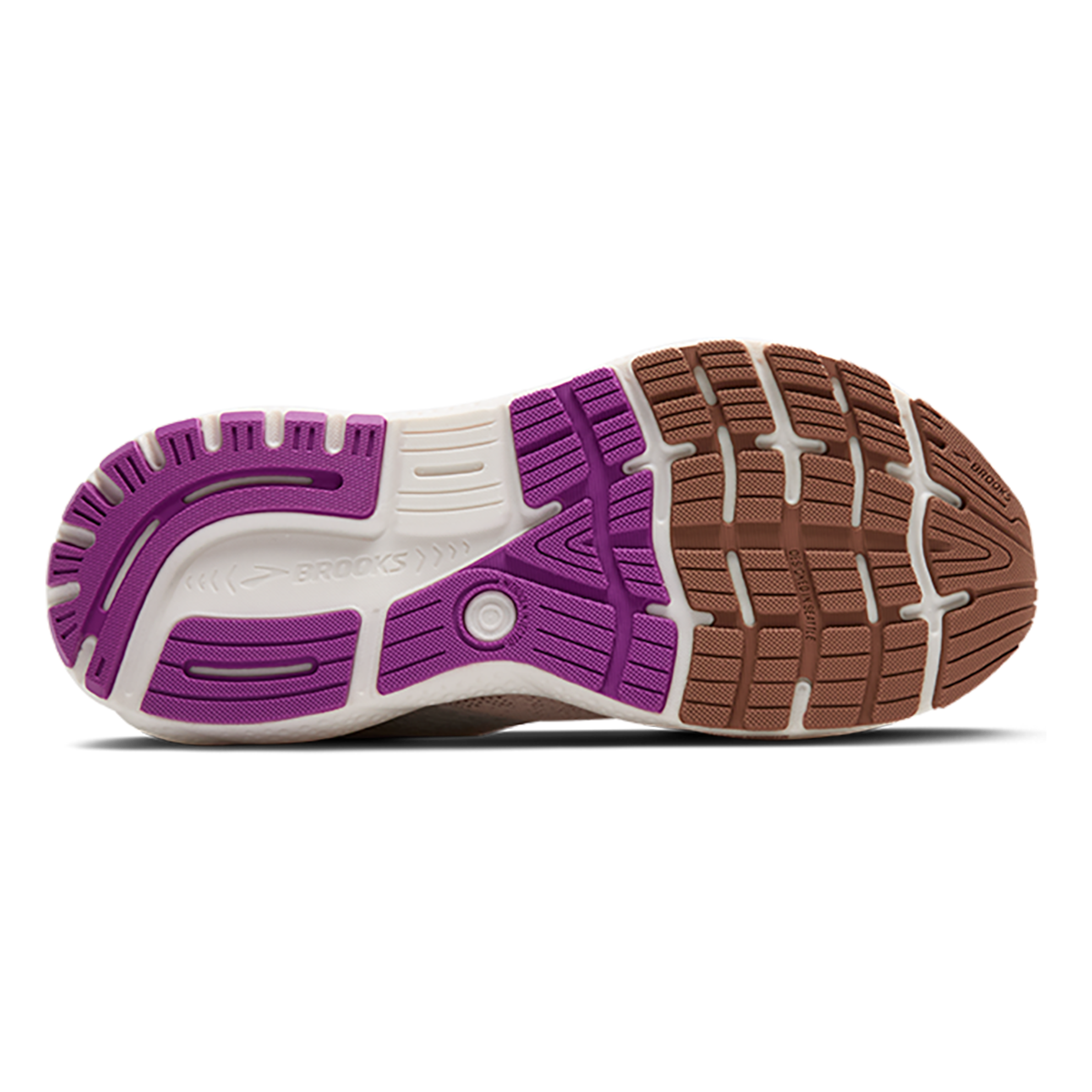 Brooks Ghost 16 - Almond Peach - Coconut - Purple