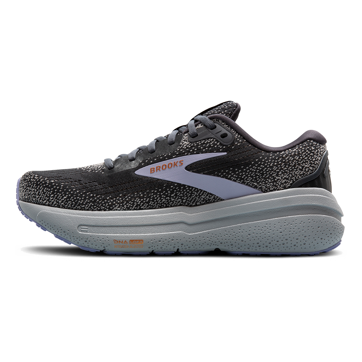 Brooks Ghost Max 2 - Ebony - Sweet Lavender - Alloy