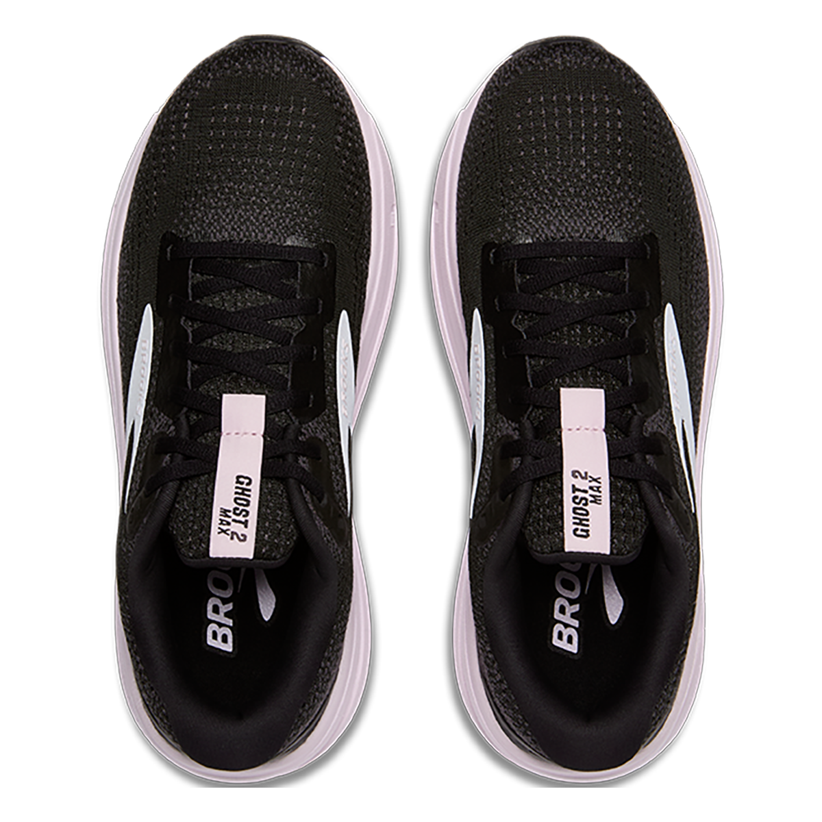 Brooks Ghost Max 2 - Black - White - Orchid Ice