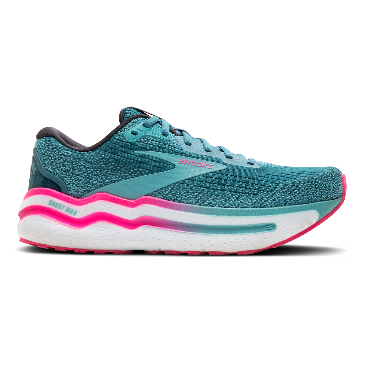 Brooks Ghost Max 2 - Storm Blue - Knockout Pink - Aqua