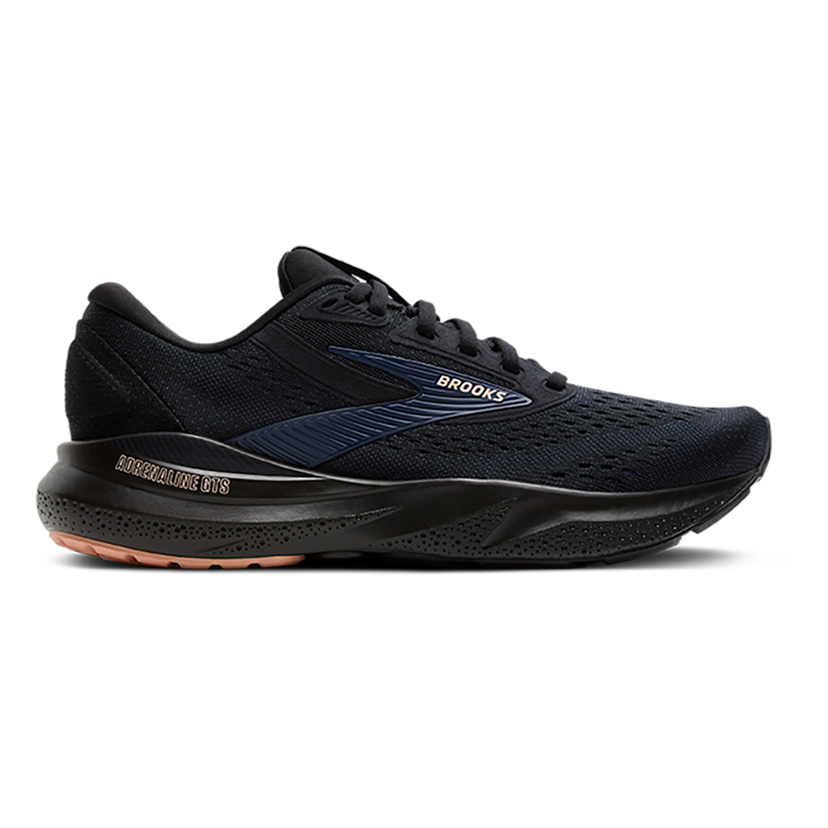 Brooks Adrenaline GTS 24 Black - Peacoat - Peach