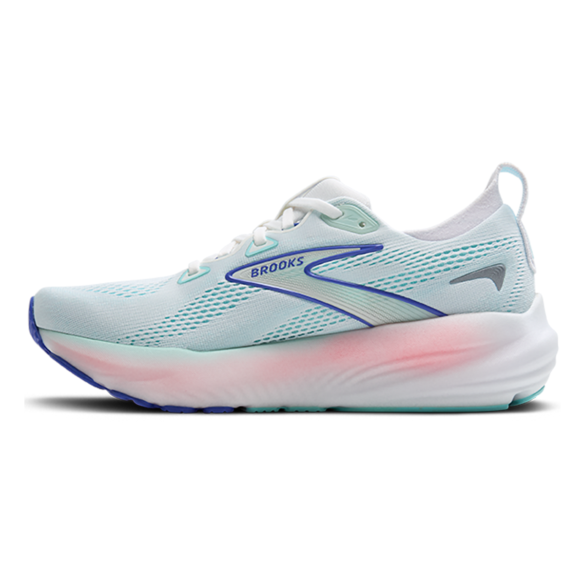 Brooks Glycerin 22 White - Limpet Shell - Amparo Blue