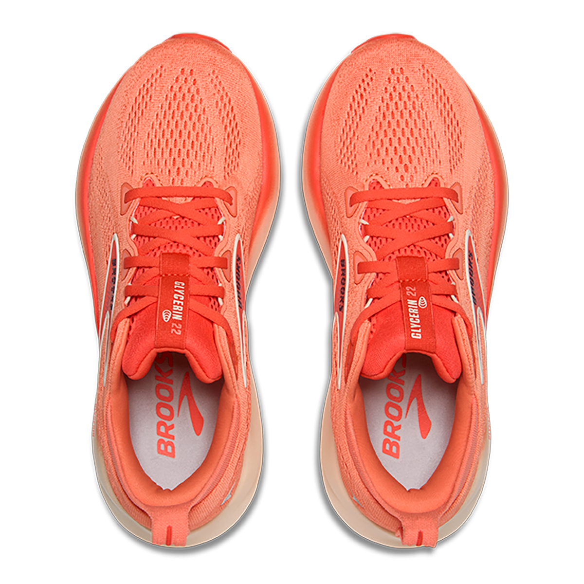 Brooks Glycerin 22 Desert Flower - Hot Coral - Milk