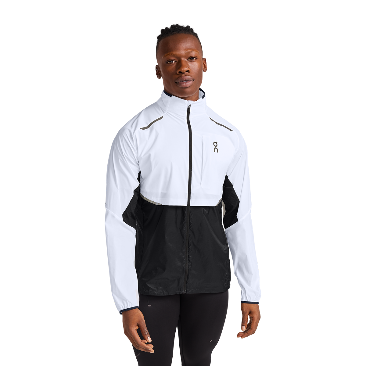 On Weather Jacket Large White Black