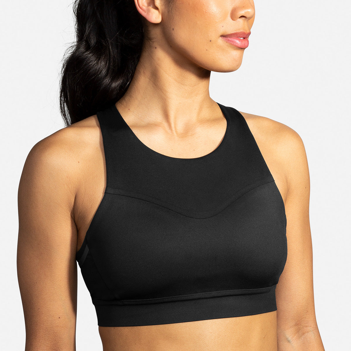 Brooks Drive 3 Pocket Run Bra - Black