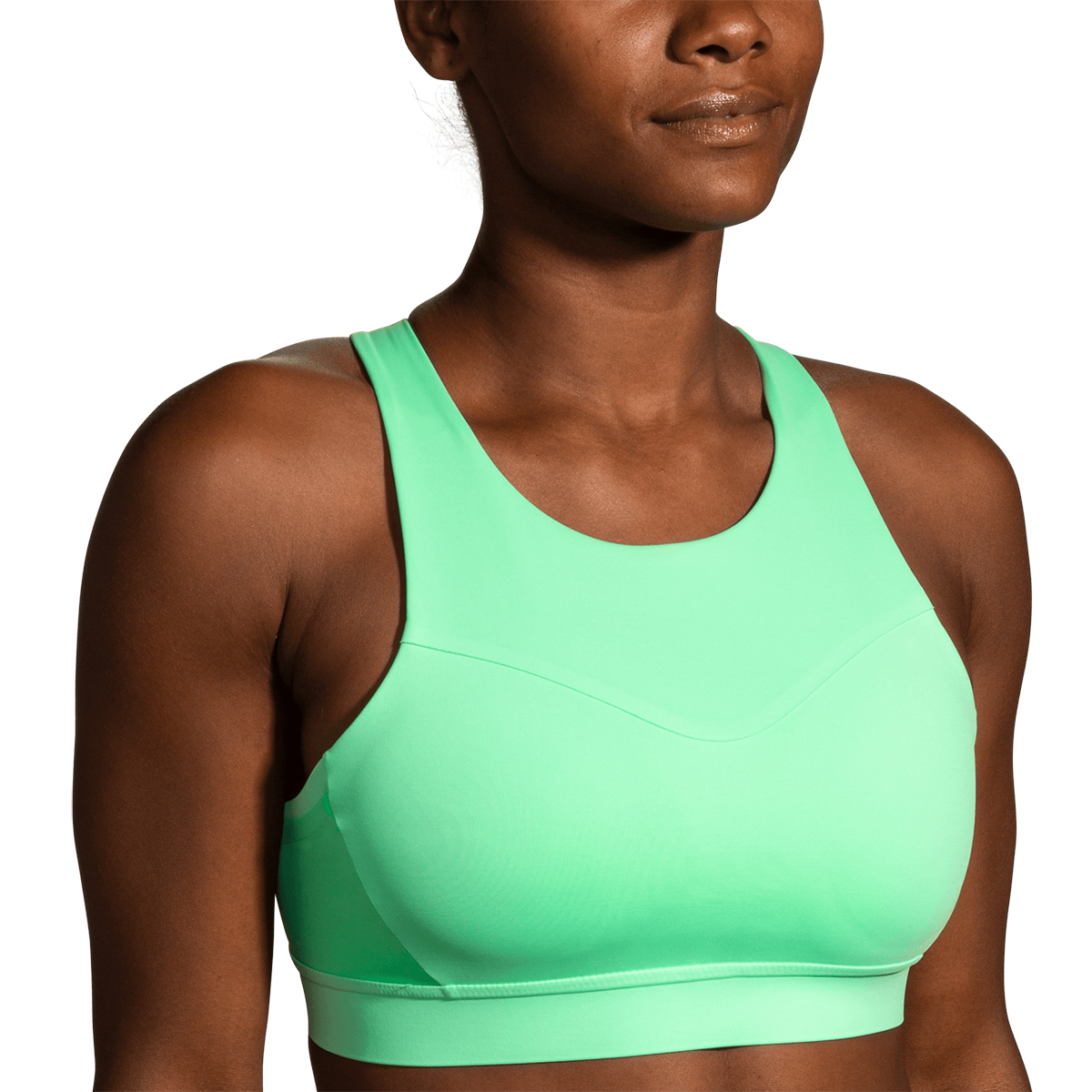 Brooks Drive 3 Pocket Run Bra - Neo Green