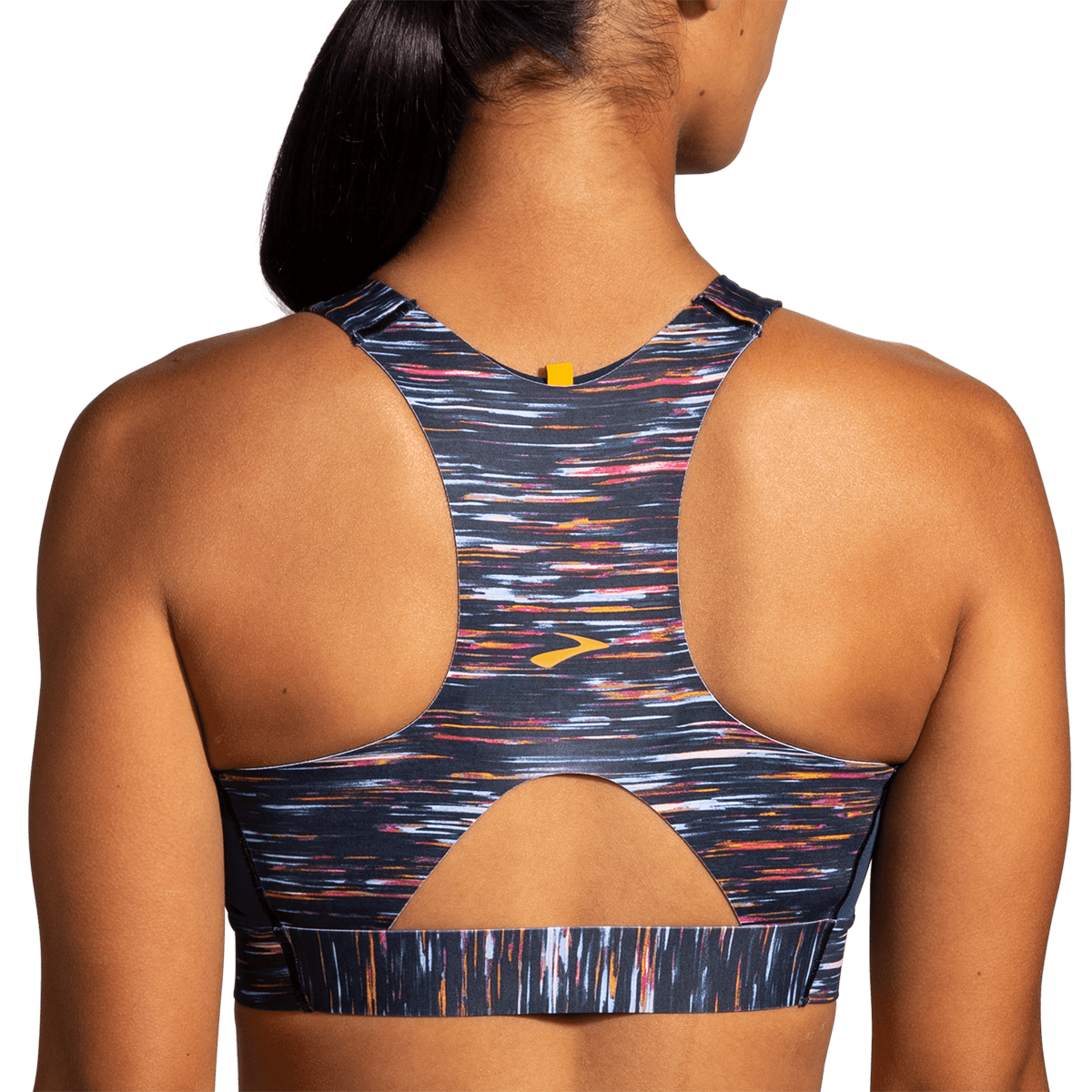 Brooks Drive 3 Pocket Run Bra - Sundial Velocity Print