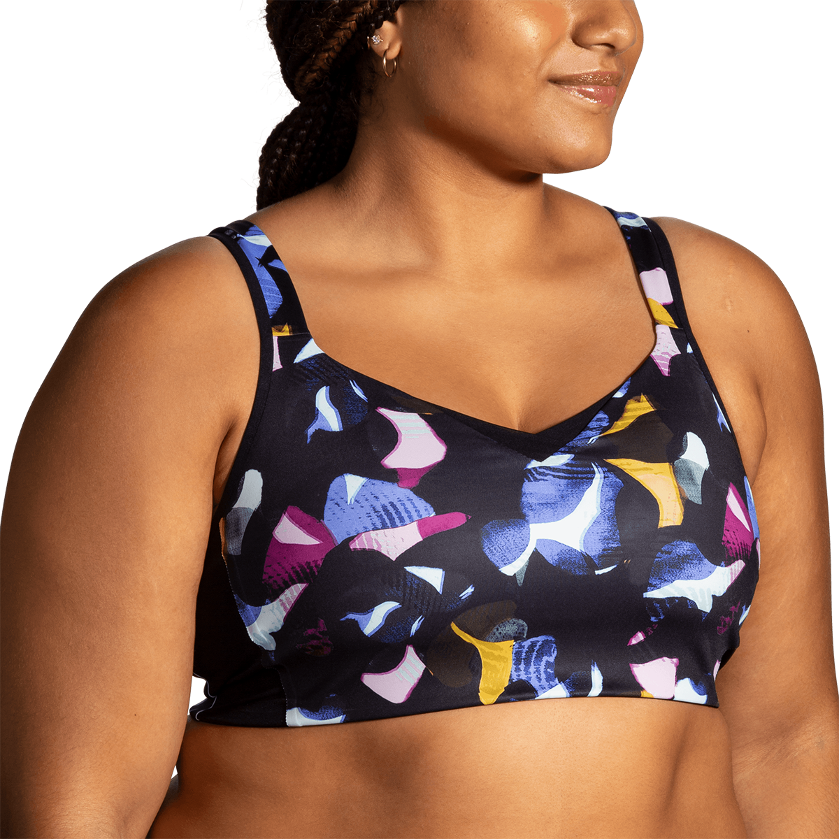 Brooks Drive Convertible Run Bra - Fast Floral Print