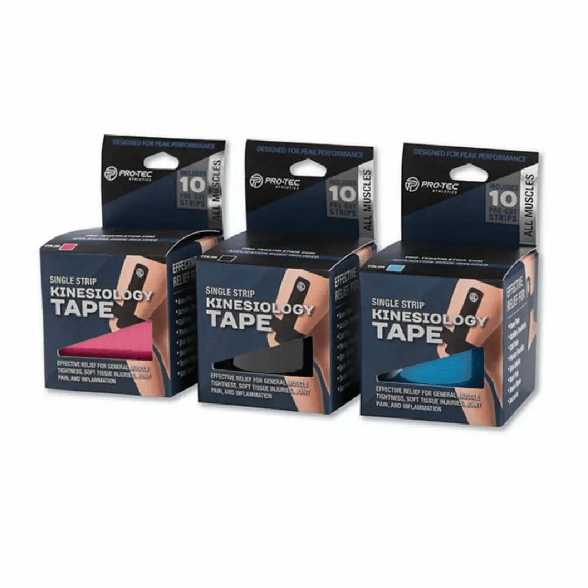 Pro-Tec Single Strip Roll Kinesiology Tape