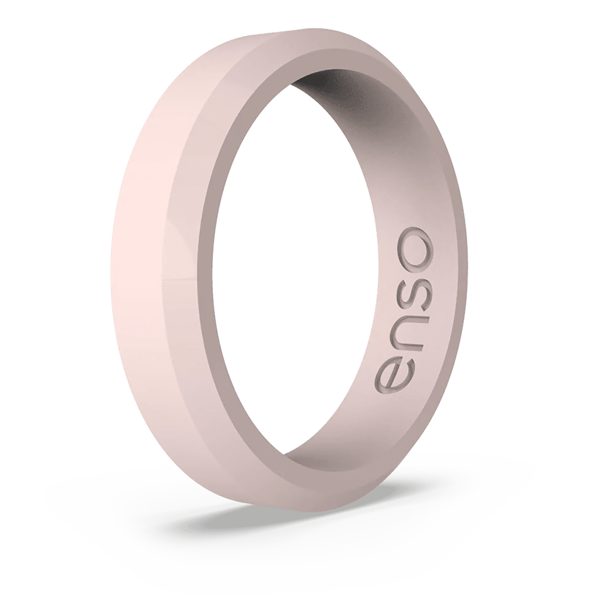 Enso Bevel Thin Silicone Ring