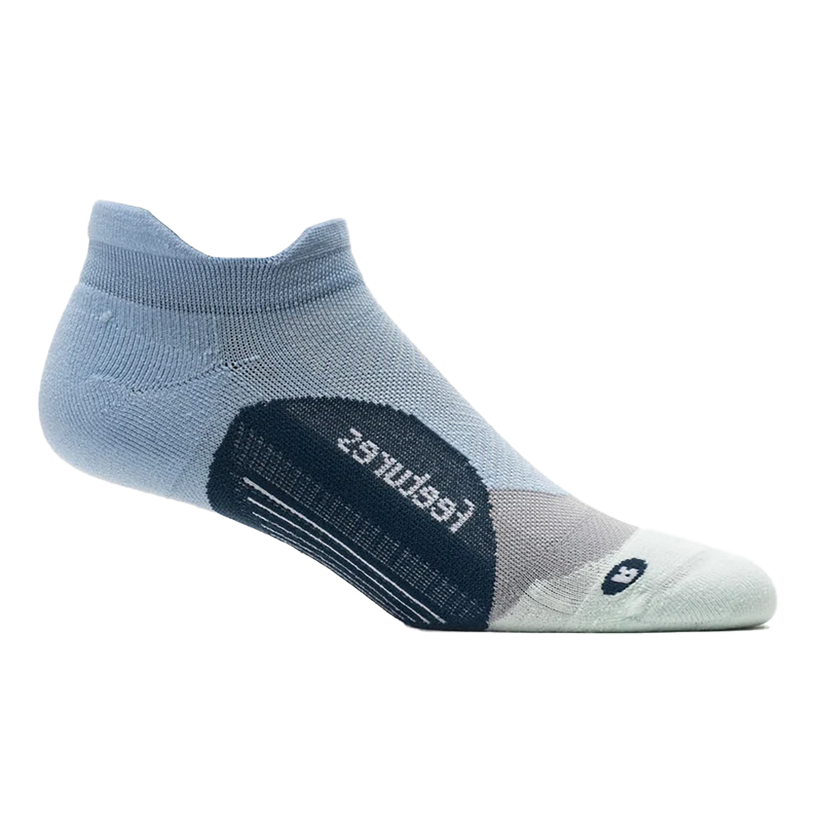 Feetures Elite Light Cushion No Show Tab - Sea Ice