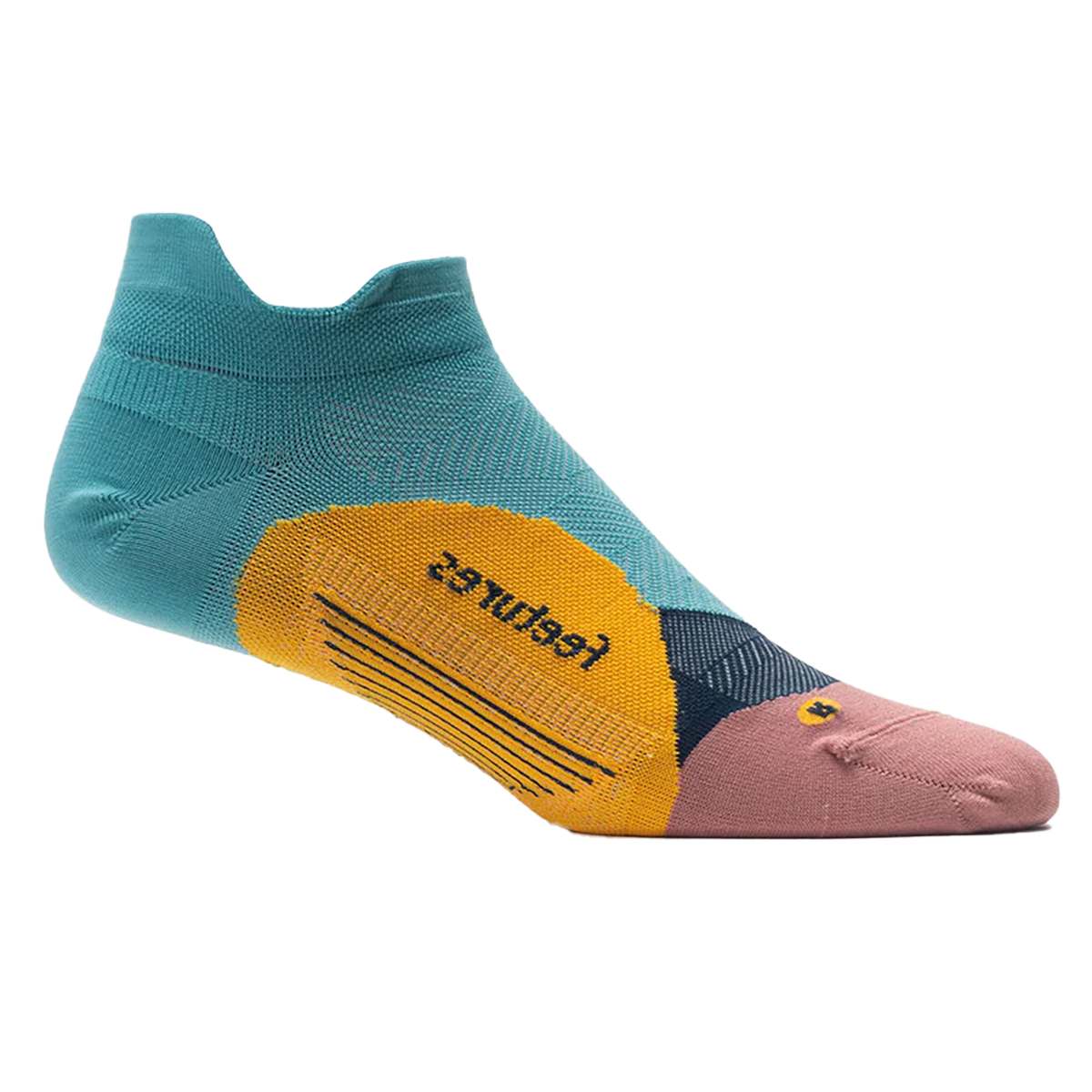 Feetures Elite Light Cushion No Show Tab - Takeoff Turquoise