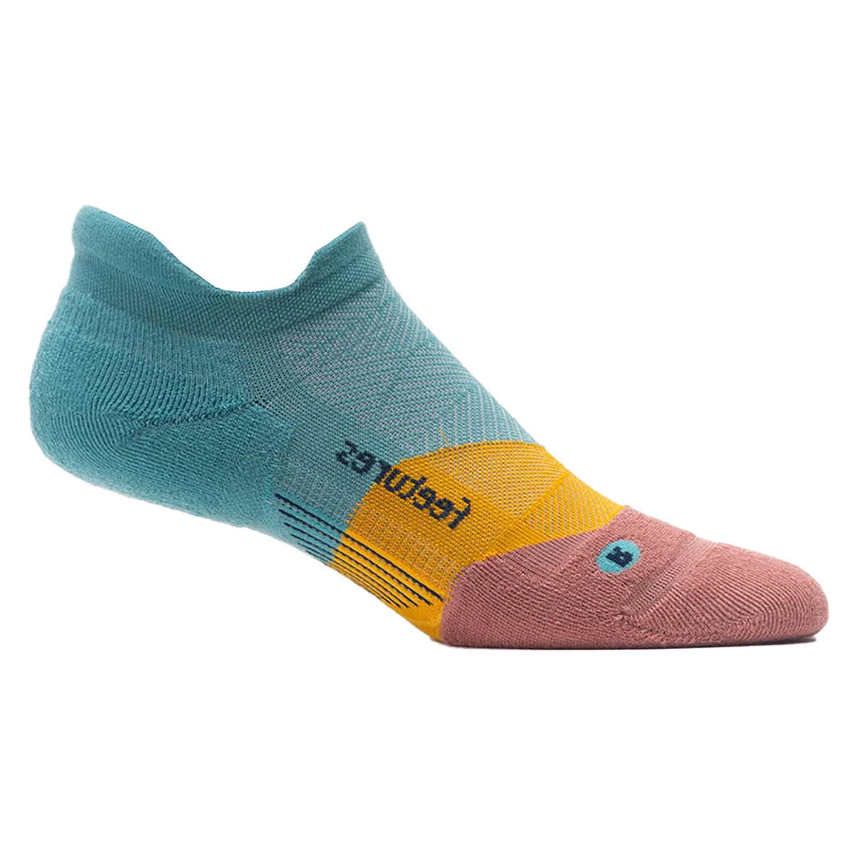 Feetures Elite Max Cushion No Show Tab - Takeoff Turquoise