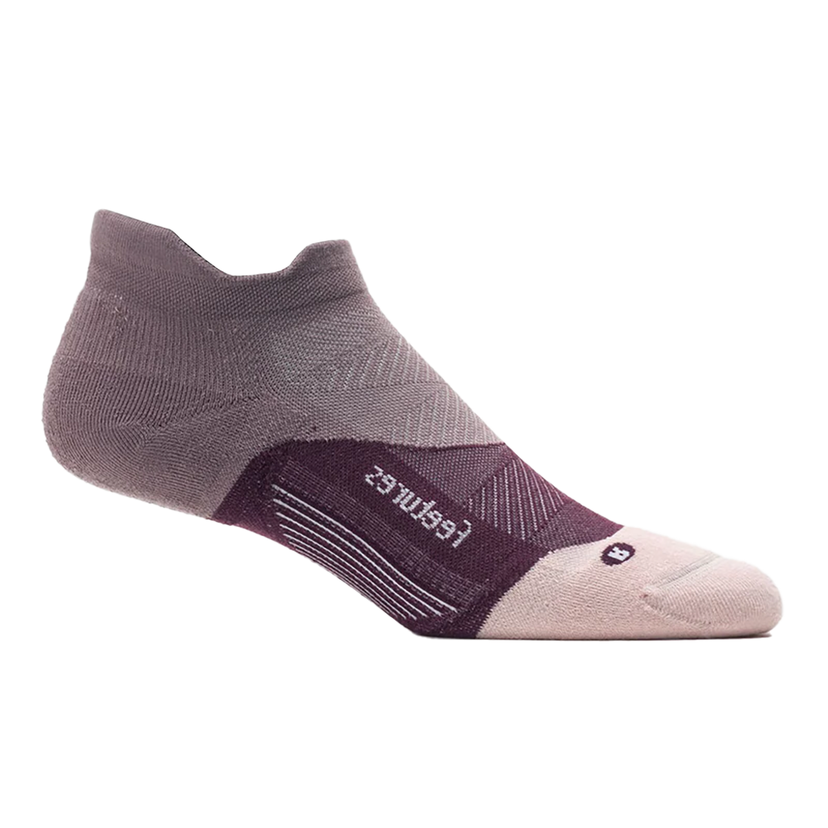 Feetures Elite Max Cushion No Show Tab - Lilac Muave