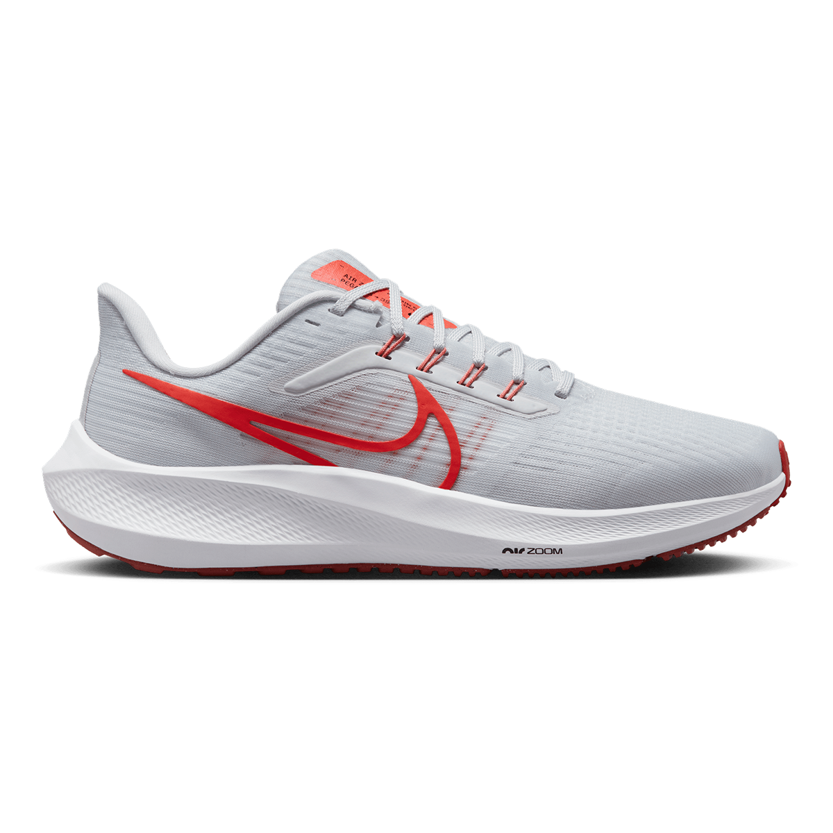 Nike Air Zoom Pegasus 39 - Platinum Tint - Light Crimson - White - Adobe