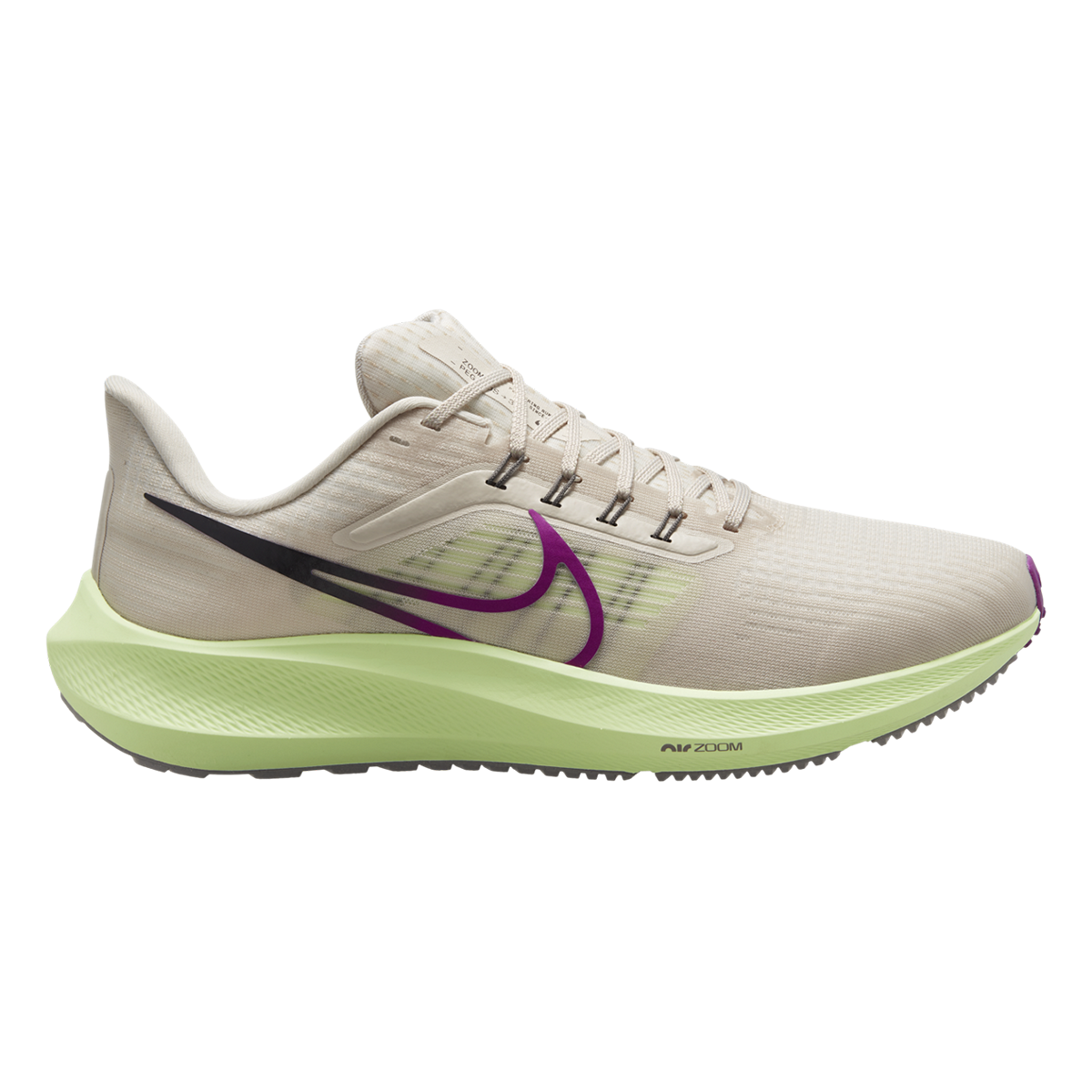 Nike Air Zoom Pegasus 39 - Light Orewood Brown - Red Plum - Sail - Barely Volt