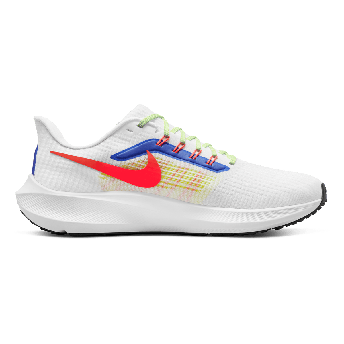 Nike Air Zoom Pegasus 39 - White - Bright Crimson - Racer Blue - Volt