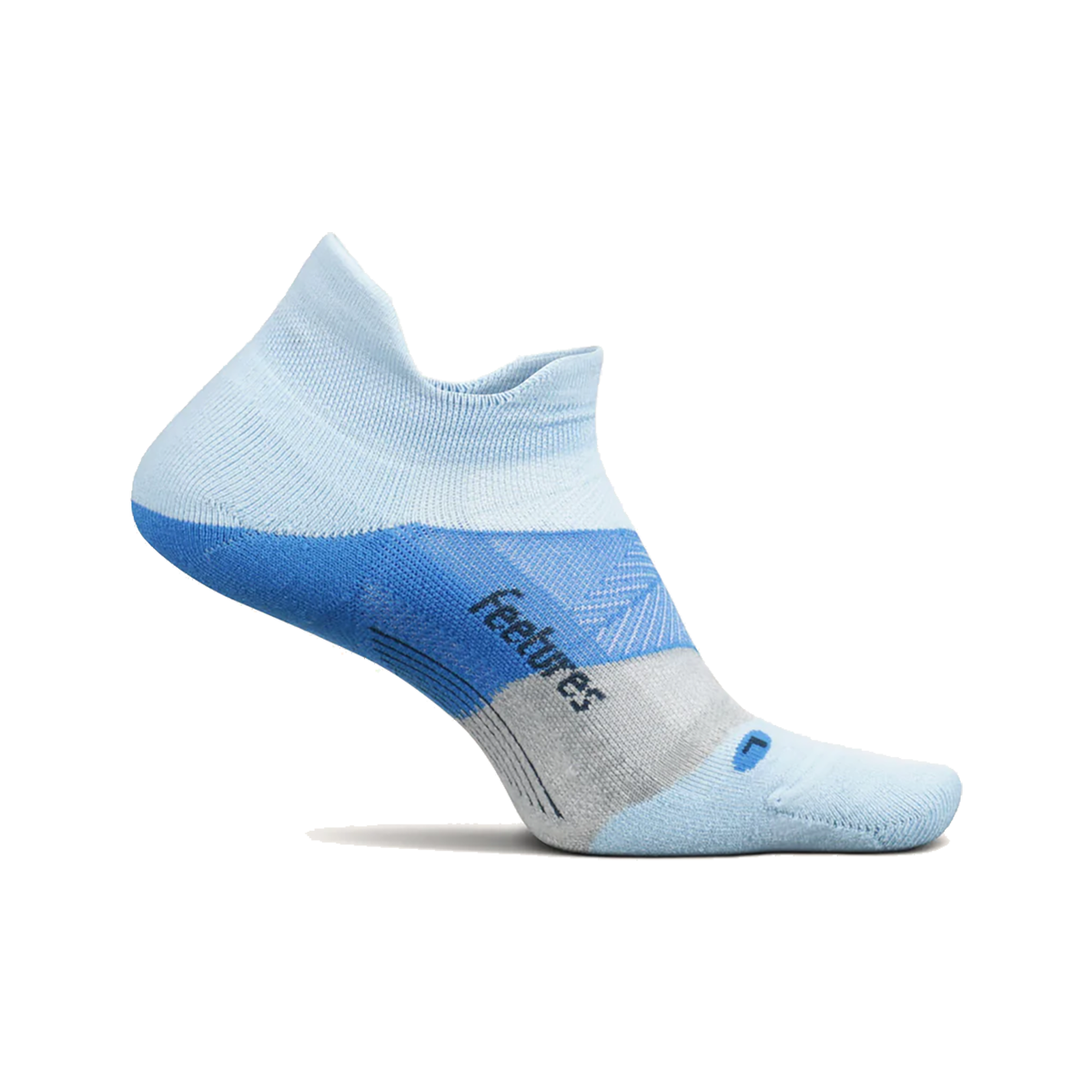 Feetures Elite Light Cushion No Show Tab - Big Sky Blue