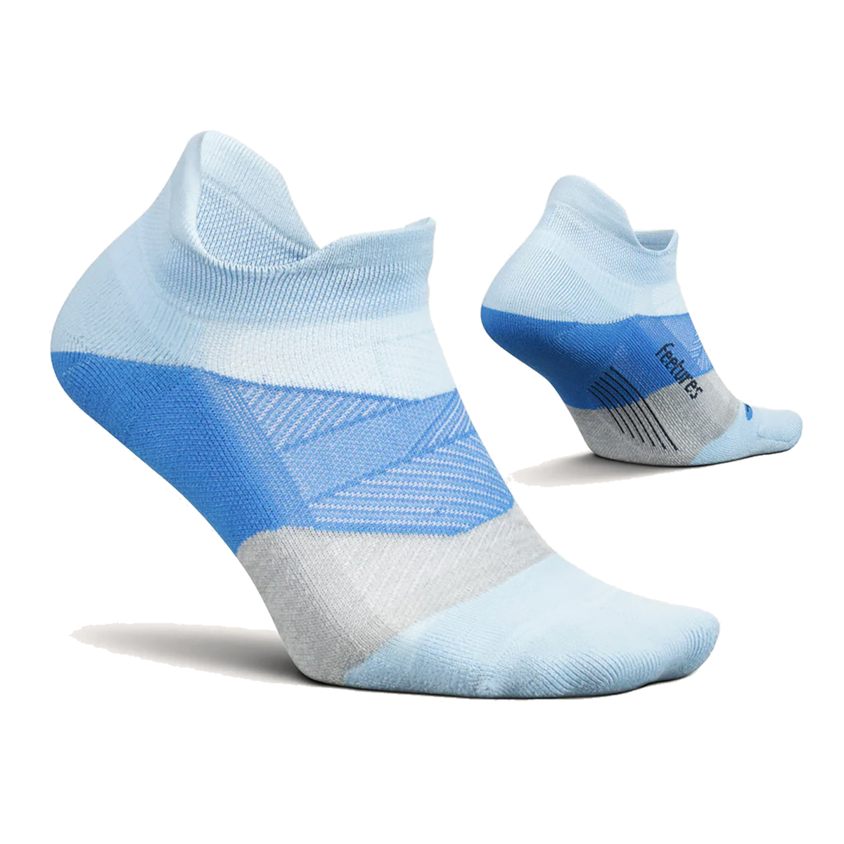 Feetures Elite Light Cushion No Show Tab - Big Sky Blue