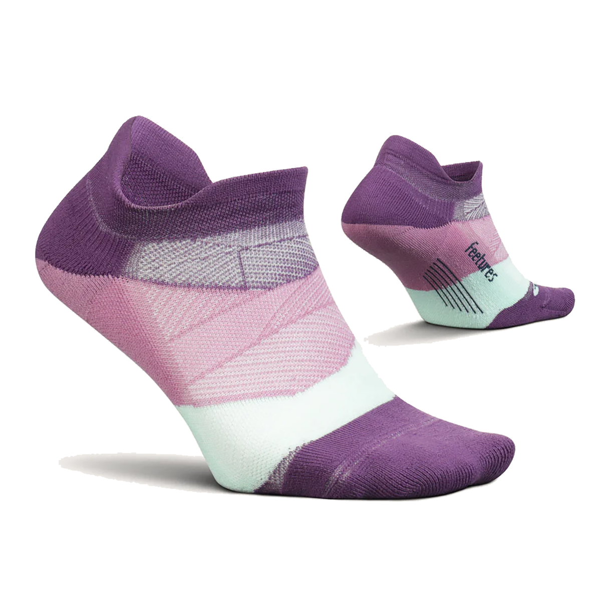 Feetures Elite Ultra Light No Show Tab - Peak Purple