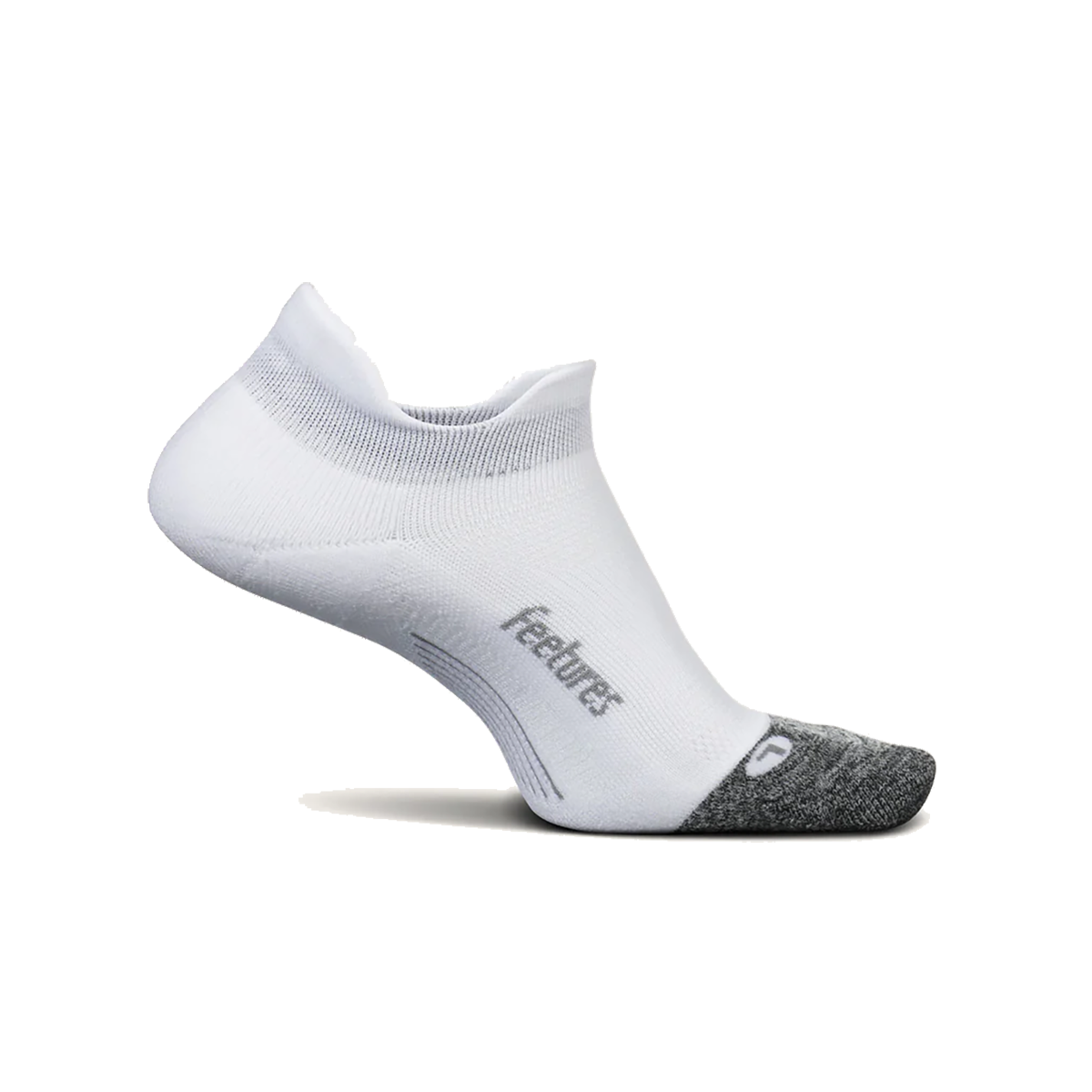 Feetures Elite Light Cushion No Show Tab - White