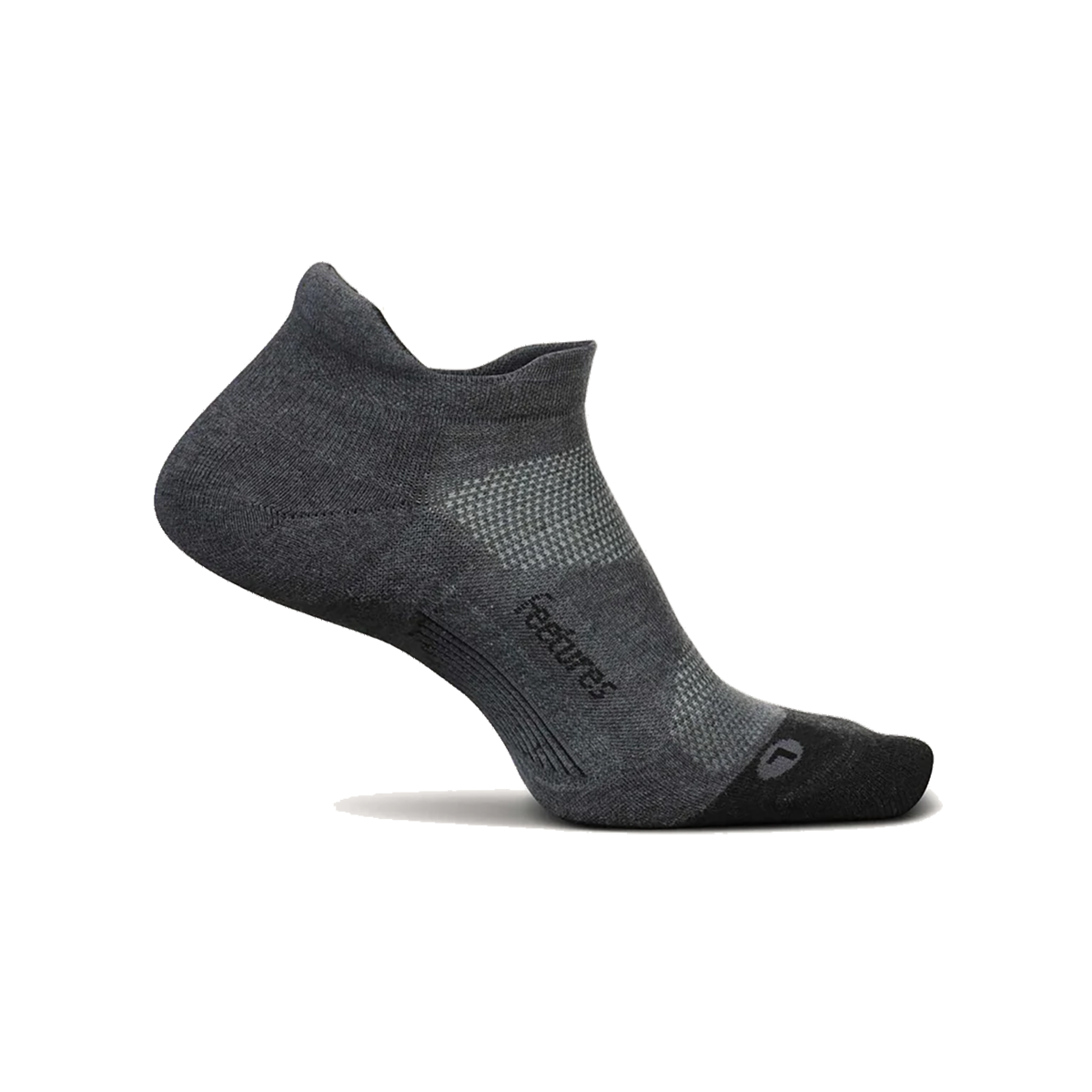 Feetures Elite Max Cushion No Show Tab - Grey