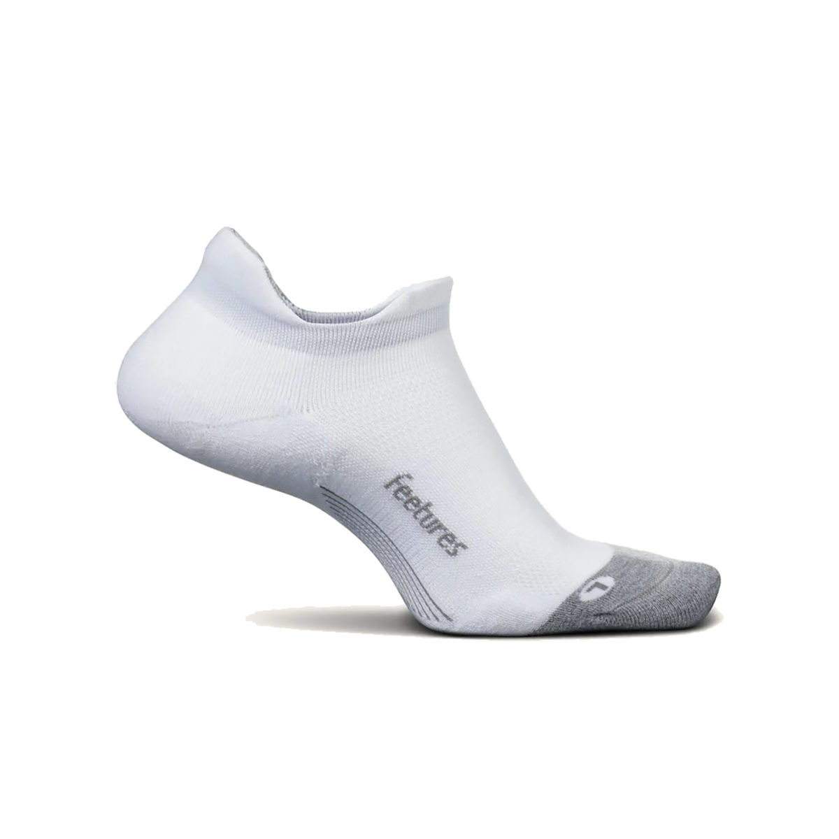 Feetures Elite Max Cushion No Show Tab - White