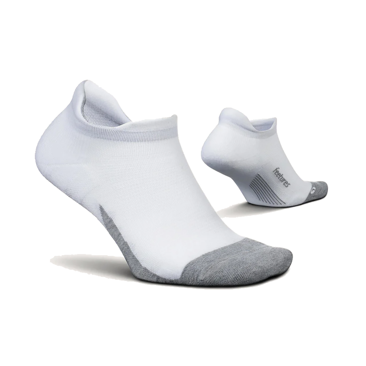 Feetures Elite Max Cushion No Show Tab - White