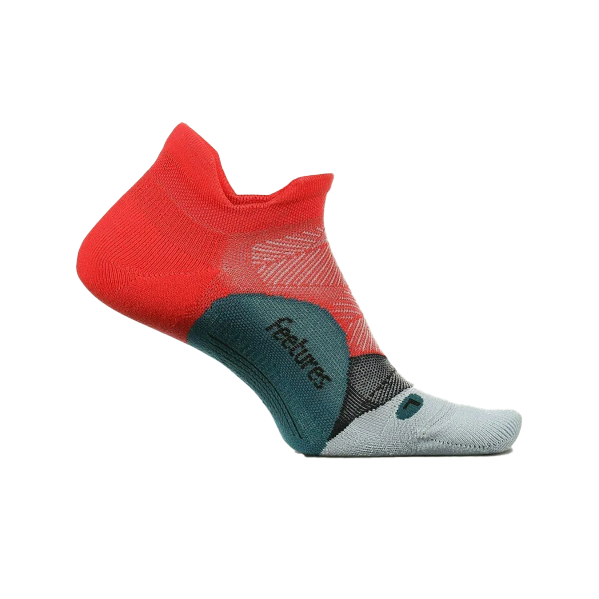 Feetures Elite Light Cushion No Show Tab - Racing Red