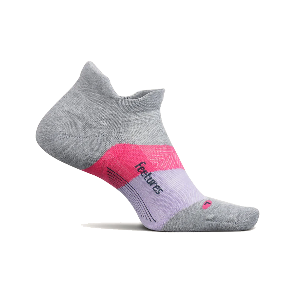 Feetures Elite Max Cushion No Show Tab - Gradual Grey