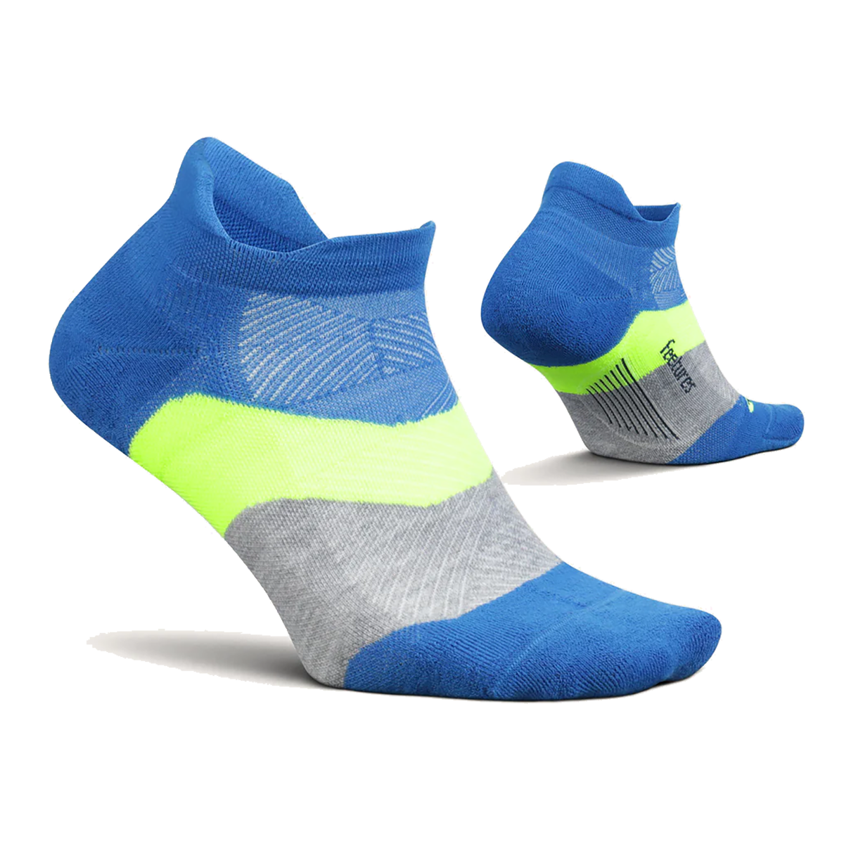 Feetures Elite Max Cushion No Show Tab - Boulder Blue