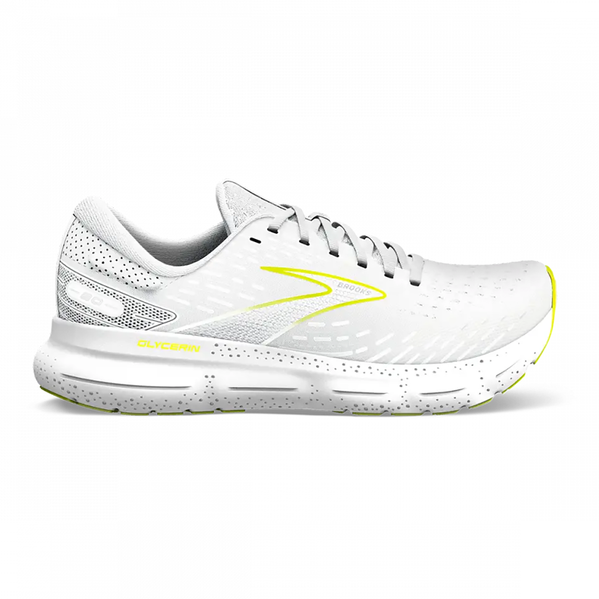 Brooks Glycerin 20 - White - Nightlife