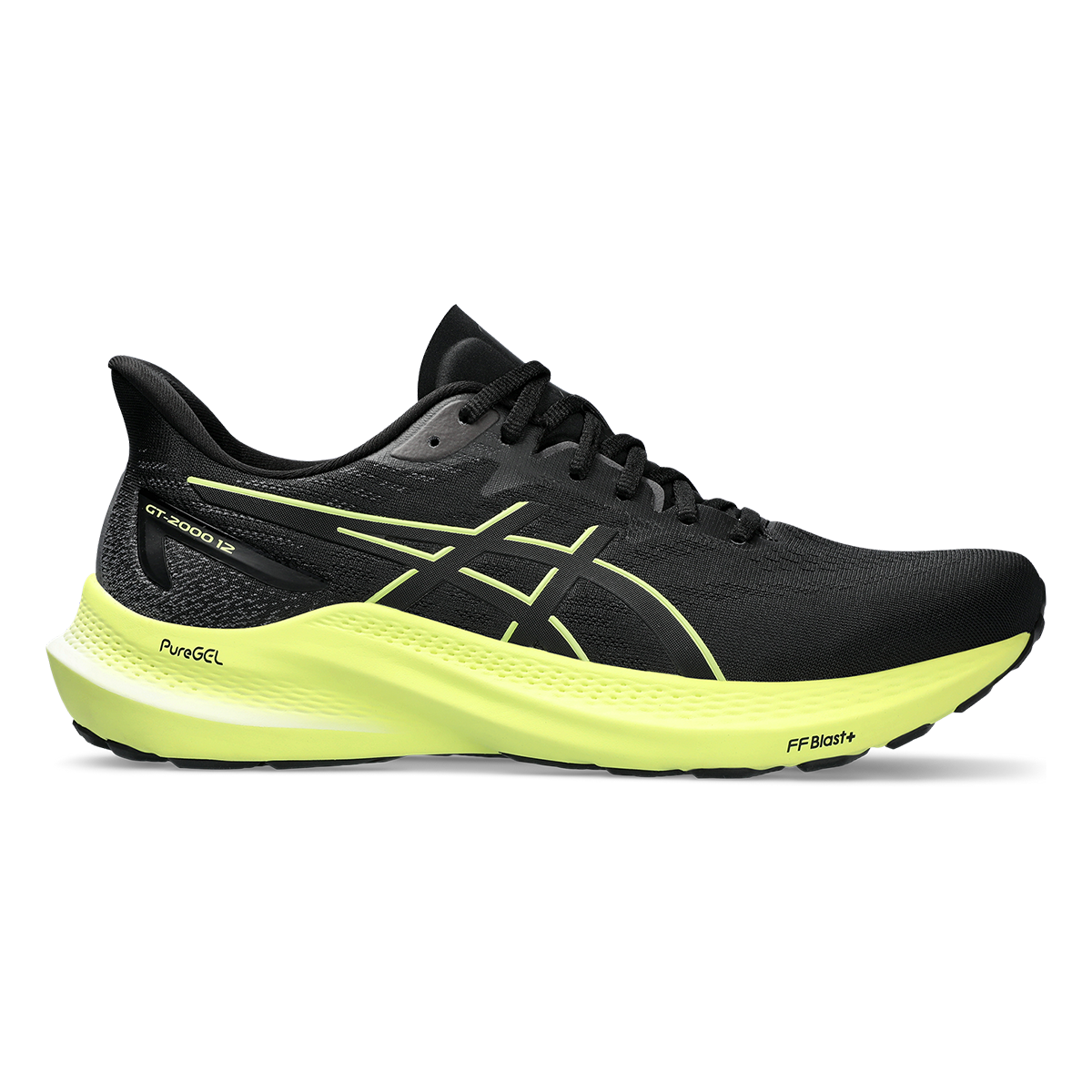 Asics GT 2000 12 - Black - Glow Yellow