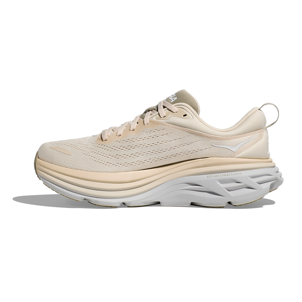 Hoka Bondi 8 - Oat Milk - Barley