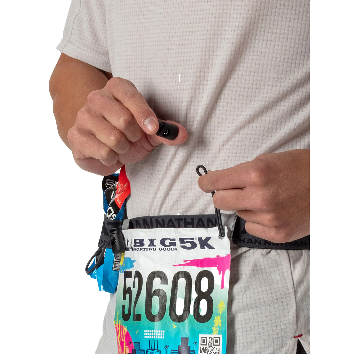 Nathan Race Number Nutrition Belt