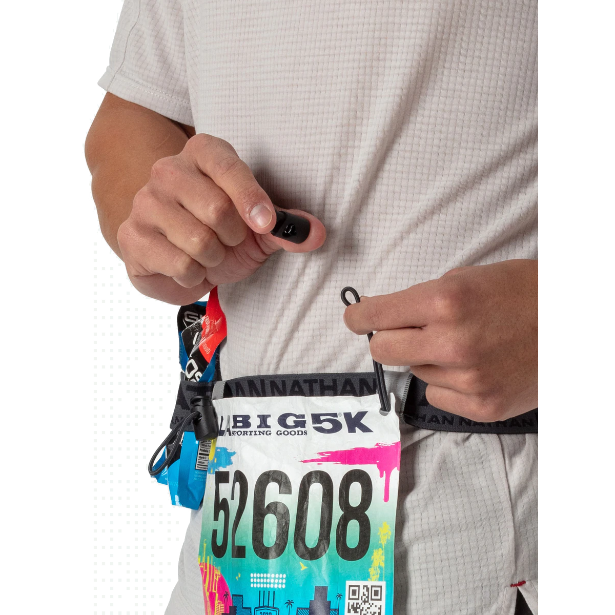 Nathan Race Number Nutrition Belt