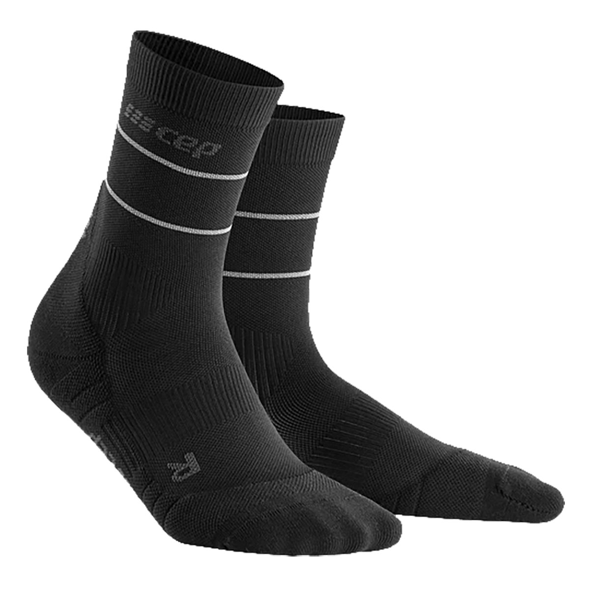 CEP Reflective Compression Mid-Cut Socks