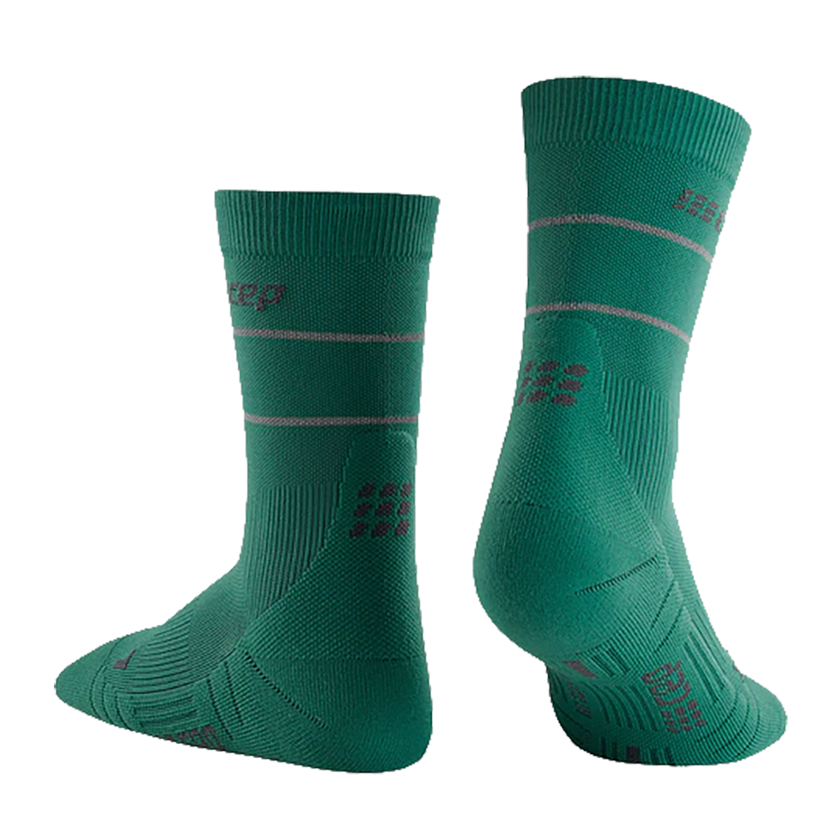 CEP Reflective Compression Mid-Cut Socks