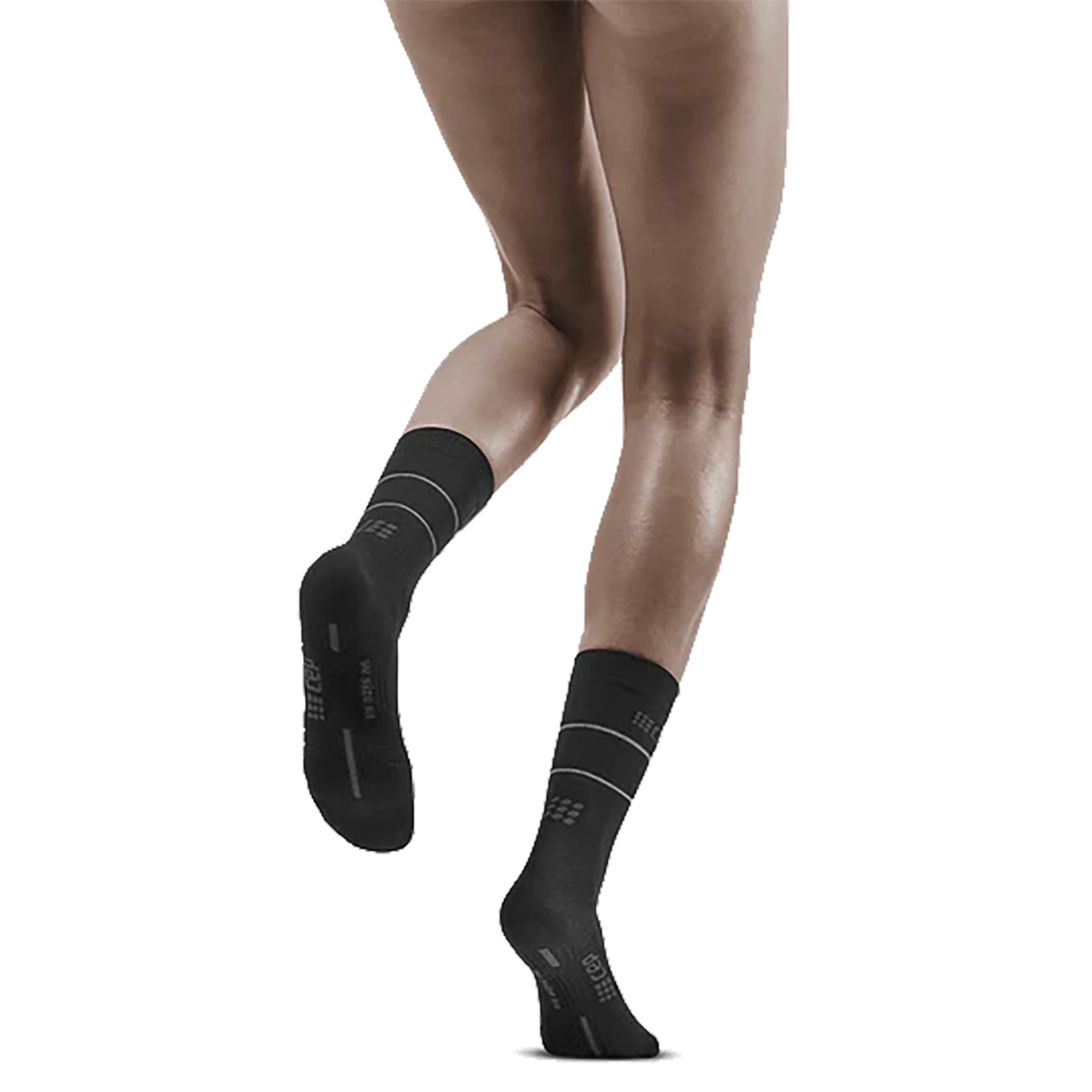 CEP Reflective Compression Mid-Cut Socks