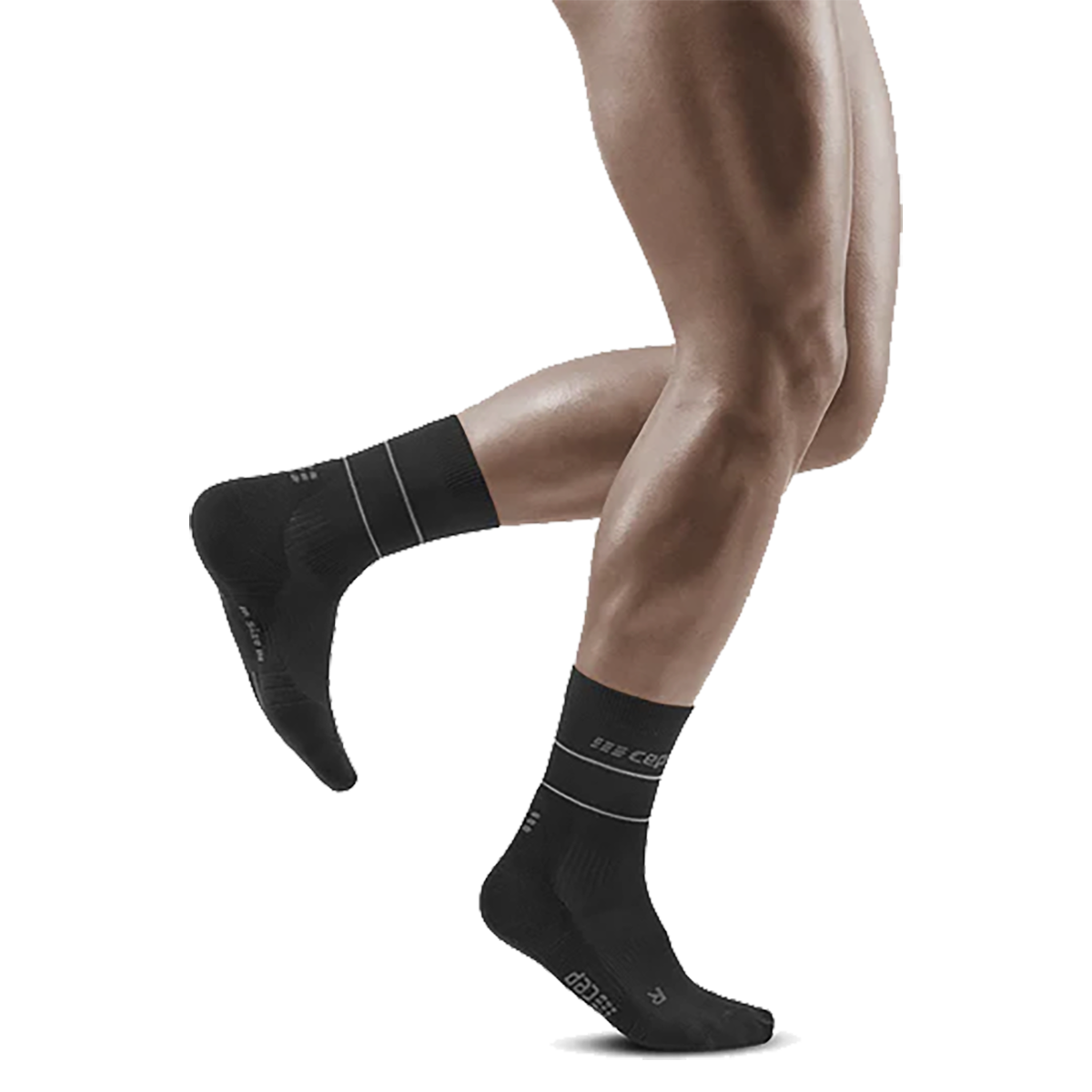 CEP Reflective Compression Mid-Cut Socks